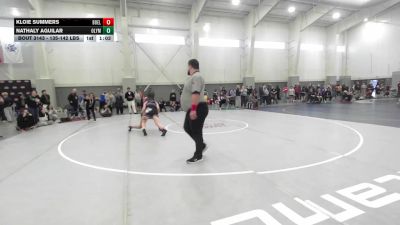 135-142 lbs Semis - Nathaly Aguilar, Olympus vs Kloie Summers, Box Elder