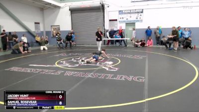 67 lbs Cons. Round 2 - Jacoby Hunt, Marathon Wrestling Club vs Samuel Rosevear, Interior Grappling Academy