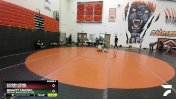 120-126 lbs Round 1 - Zayden Stahl, North Big Horn Rams vs Bennett Sanford, Greybull Basin Athletic Club