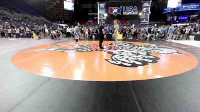 130 lbs Rnd Of 32 - Erika Sleznikow, WI vs Lauren Zaragoza, CA