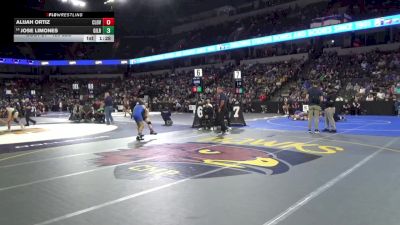 120 lbs Round Of 64 - Alijah Ortiz, Clovis North (CS) vs Jose Limones, Gilroy (CC)