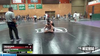 133 lbs 3rd Place Match - Trevor Bass, Victor Valley vs Derrek Alcantar, Bakersfield