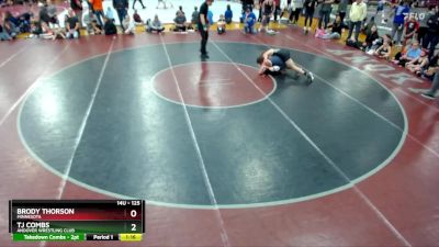 125 lbs Round 2 - Tj Combs, Andover Wrestling Club vs Brody Thorson, Minnesota