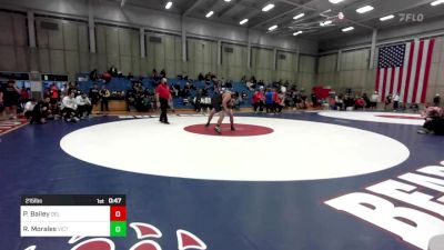 215 lbs Consi Of 16 #1 - Patrick Bailey, Del Oro vs Ricardo Morales, Victor Valley S