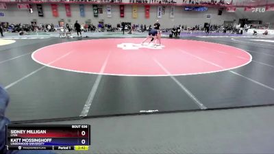 160 B Semifinal - Katt Mossinghoff, Lindenwood University vs Sidney Milligan, Lyon