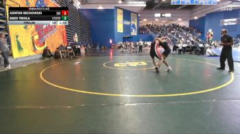 157 lbs Prelim - Ashton Beckowski, Saucon Valley vs Enzo Triola, St Peter Prepatory