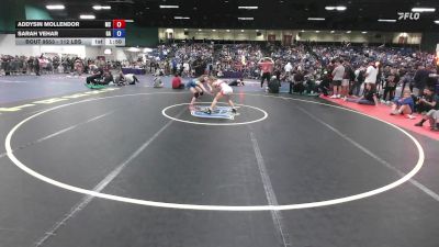 112 lbs Consi Of 16 #2 - Addysin Mollendor, MS vs Sarah Vehar, GA