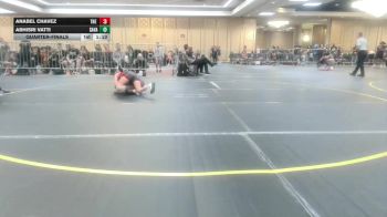 72 lbs Quarterfinal - Anabel Chavez, The Valley WC vs Abhisri Vatti, Savage House WC