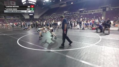 105 lbs Cons. Sub-semis - Carter Mochel, Duran Wrestling Club vs Laydon Knox, Open Mats Wrestling Club