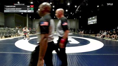 117 lbs Consolation - Liam Myles, Unaffiliated vs Alexander Moody, NC Pride