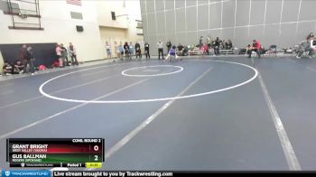 138 lbs Cons. Round 2 - Grant Bright, West Valley (Yakima) vs Gus Ballman, Rogers (Spokane)