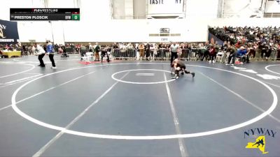 74 lbs Champ. Round 1 - Preston Ploscik, BH-BL Youth Wrestling vs Everett Abdel-Misih, B2 Wrestling Academy