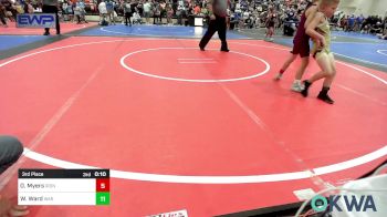 61 lbs Final - Colter Chaffin, Tahlequah Wrestling Club vs River Minton, Runestone