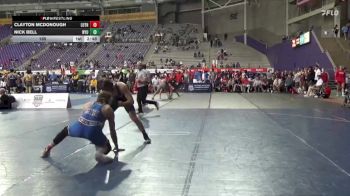 165 lbs Finals (2 Team) - Nick Bell, NYU vs Clayton McDonough, Luther