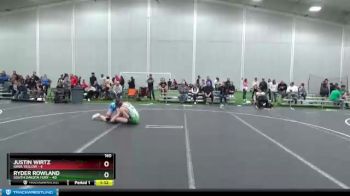 160 lbs Cross Bracket (8 Team) - Justin Wirtz, Iowa Yellow vs Ryder Rowland, South Dakota Fury