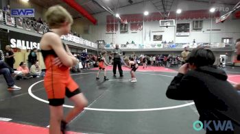 58 lbs Rr Rnd 3 - Patrick Real, Sallisaw Takedown Club vs Bretley (Gage) Peters, Roland Youth League Wrestling