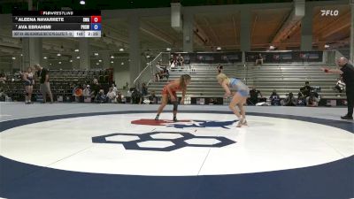 Semis - Aleena Navarrete, Sanderson Wrestling Academy vs Ava Ebrahimi, Poway High School Wrestling