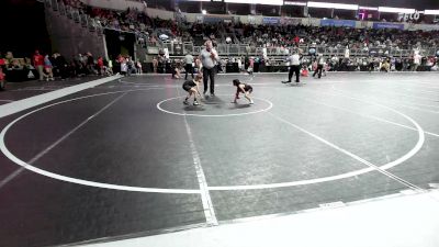46 lbs Semifinal - Addison Caprio, SlyFox Wr Ac vs Caliyah Cruz, Grindhouse