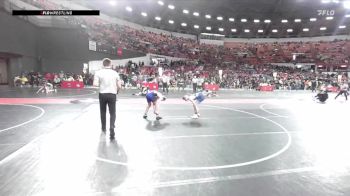 120 lbs Cons. Round 5 - Brock Sladky, Saint Croix Falls vs Kasin Noordyk, Ringers