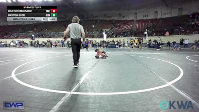 67 lbs Quarterfinal - Daxton Deckard, Raw Wrestling Club vs Dayton Rice, Husky WC
