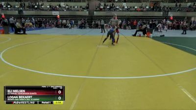 75 lbs Cons. Round 2 - Eli Nielsen, Le Sueur/ Henderson Giants vs Logan Bekaert, Heartland Wrestling Academy