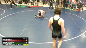 150 lbs Semifinal - Henry McBride, Box Elder Stingers vs Miles Blaser, Wasatch Wrestling Club