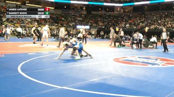 150 Class 1 lbs 3rd Place Match - Barrett White, Lone Jack vs James Lafever, Diamond