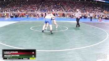 D3-138 lbs Champ. Round 1 - Lukas Leonard, Madison HS vs Bryson Boucher, Lakewood HS