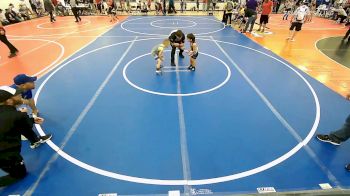 46 lbs Round Of 16 - Ross Redeagle, Salina Wrestling Club vs Mason McCuistion, Pryor Tigers