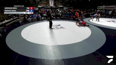 157 lbs Abraham Meza, TCWA - Tri-Counties Wrestling Association vs Ignacio Ayala, CMWA - Coastal Mountain Wrestling Association