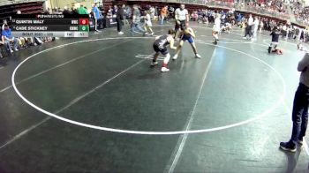 100 lbs Champ. Round 1 - Cade Stickney, Kearney MatCats Wrestling Club vs Quintin Maly, Wahoo Wrestling Club