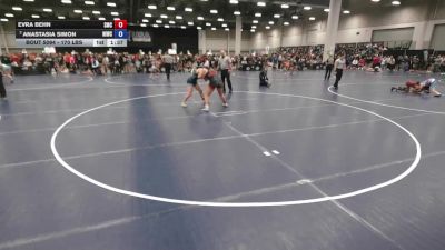 170 lbs Champ. Rd Of 32 - Evra Behn, Spartan Mat Club vs Anastasia Simon, Northeast Iowa Wrestling Club