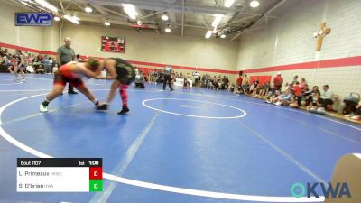 200 lbs Rr Rnd 1 - Lillian Primeaux, Henryetta Knights Wrestling Club vs Sydney O'brien, HURRICANE WRESTLING ACADEMY