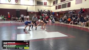 110 lbs Round 3 - Braelyn Suckow, Sumner-Fredericksburg vs Jules Neubauer, Denver