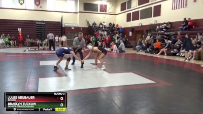 110 lbs Round 3 - Braelyn Suckow, Sumner-Fredericksburg vs Jules Neubauer, Denver