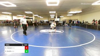 130 lbs Consolation - Anthony Caisse, Wolf Gang Wrestling Academy vs Gabel Smith, Massabesic Youth Wrestling Club