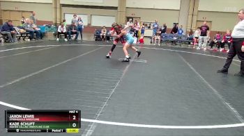 80 lbs Quarterfinal - Jaxon Lewis, Stronghold Wrestling vs Kade Schuft, Higher Calling Wrestling Club