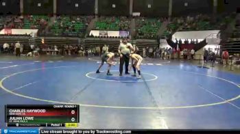 120 lbs Champ. Round 1 - Julian Lowe, St. John Paul II vs Charles Haywood, New Hope HS