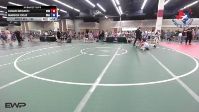 120 lbs Consi Of 16 #1 - Logan Sieracki, Spartan Mat Club vs Maddox Cruz, Brazos Valley Wrestling Club