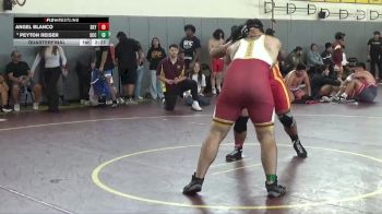 285 lbs Quarterfinal - Peyton Reiser, Sacramento City College vs Angel Blanco, Skyline College