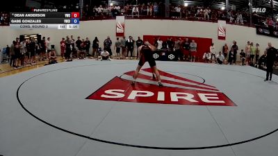 61 kg Cons. Round 3 - Dean Anderson, Valiant Wrestling Club vs Gabe Gonzales, Viking Wrestling Club (IA)