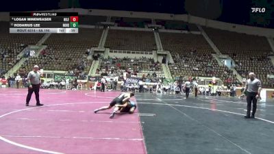 6A 190 lbs Cons. Round 4 - Logan Mineweaser, Helena vs Rodarius Lee, Northridge High School