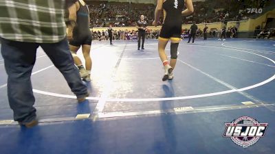 140 lbs Round Of 16 - Cohen Swain, Randall Youth Wrestling Club vs Kolbe Bargas, Vinita