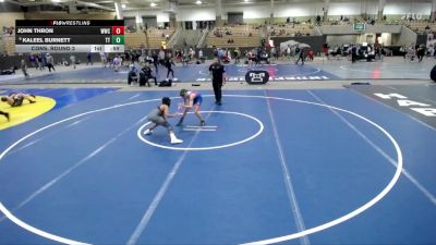 90 lbs Cons. Round 3 - Kaleel Burnett, Tullahoma Takedown vs John Thron, Wave Wrestling Club