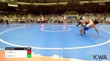 Round Of 32 - Lawson Loeber, Jenks Trojan Wrestling Club vs Valentin Lopez, Hennessey Takedown Club