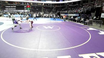 I-144 lbs Cons. Round 3 - Chase Matter, Saratoga Springs vs Ben Burrows, Pittsford