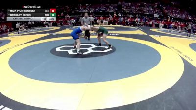 D1-150 lbs Champ. Round 1 - Nick Piontkowski, Olentangy vs Bradley Eaton, St. Edward