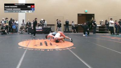 120 lbs Champ. Rd Of 64 - David Vazquez, Bitetto Trained Wrestling Club vs Parker Jennings