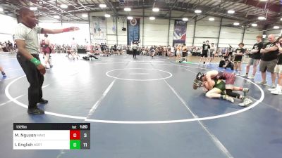 132 lbs Rr Rnd 2 - Mitchell Nguyen, Mavericks vs Ian English, North Hunterdon Wrestling Club