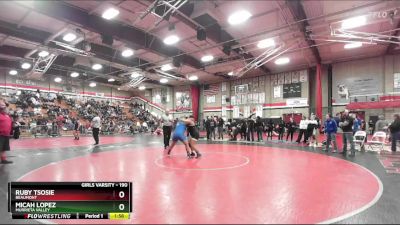 190 lbs Champ. Round 1 - Micah Lopez, Murrieta Valley vs Ruby Tsosie, Beaumont